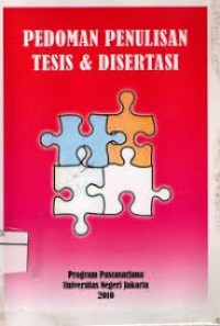 Image of Pedoman Penulisan Tesis & Disertasi